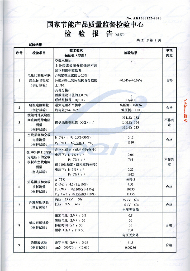 高低压试验报告-S11-1250肃宁肃宁肃宁油浸式变压器-2.jpg